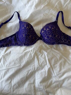 Victoria's Secret Deep Purple Lace Push-Up Bra